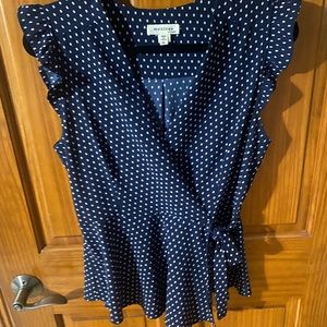 Monteau Peplum Top Sz. XL
